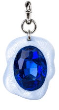 Charm Perla azul con Piedra azul