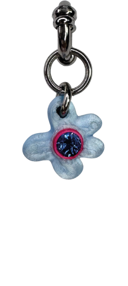 Charm Flor azul