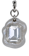 Charm Perla gris con piedra