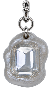 Charm grey gem