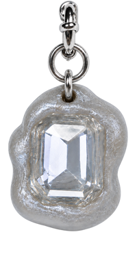 Charm Perla gris con piedra