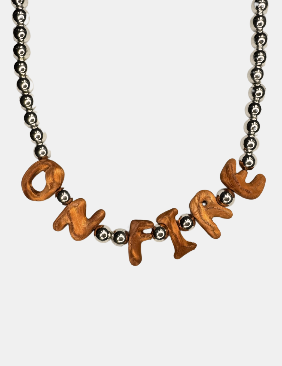 On Fire Necklace // Silver
