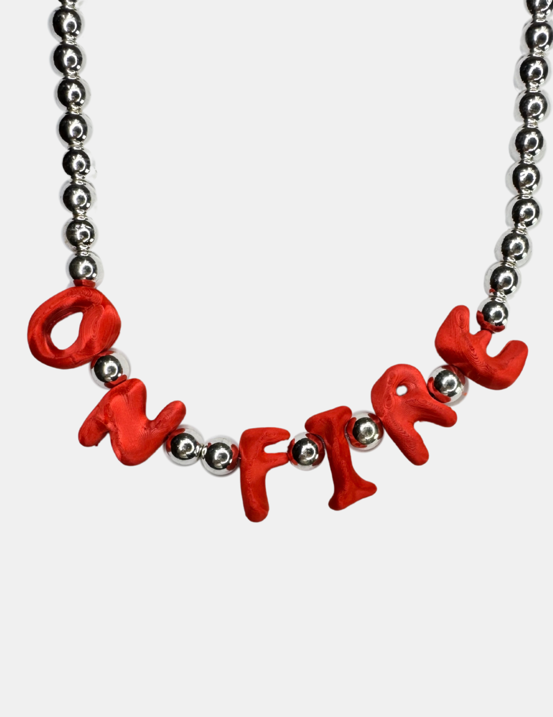 On Fire Necklace // Silver