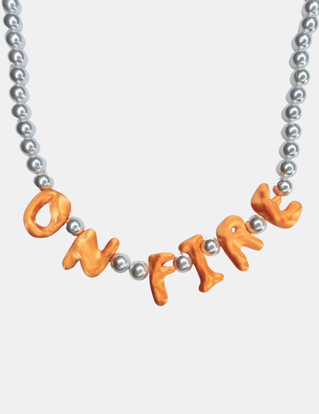 On Fire Necklace // Pearl