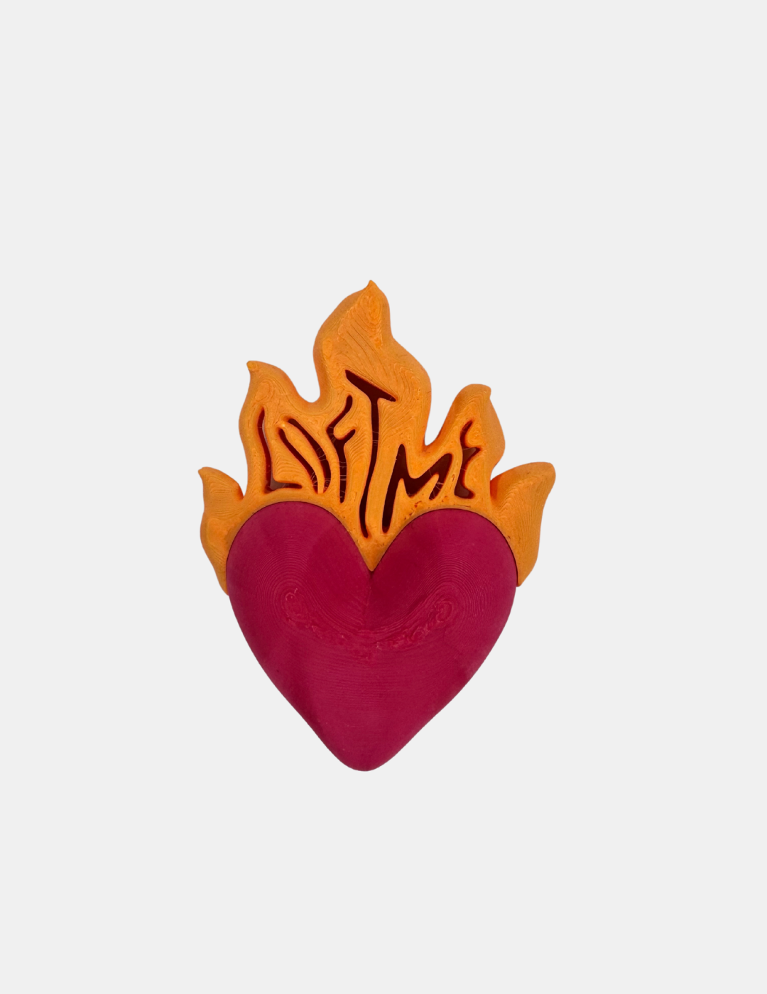 Flaming Heart // Shoe Charm