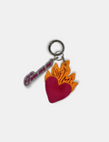 Flaming Heart // Keychain
