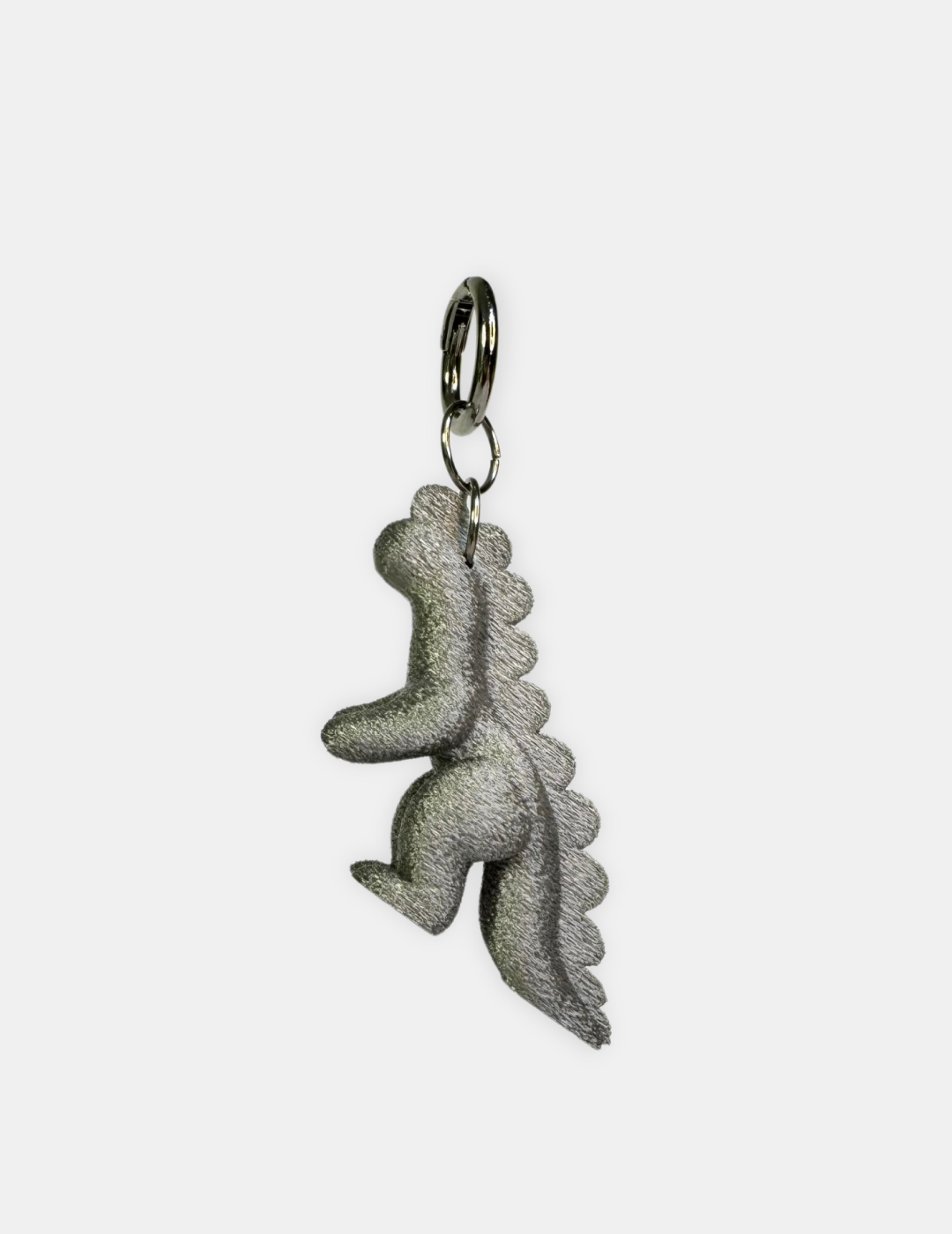 Chunky Silver ME Saur // Key ring