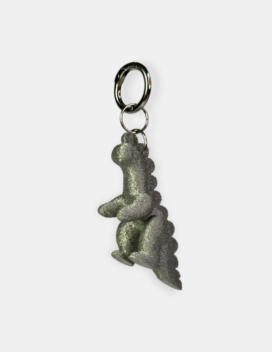 Chunky Silver ME Saur // Key ring