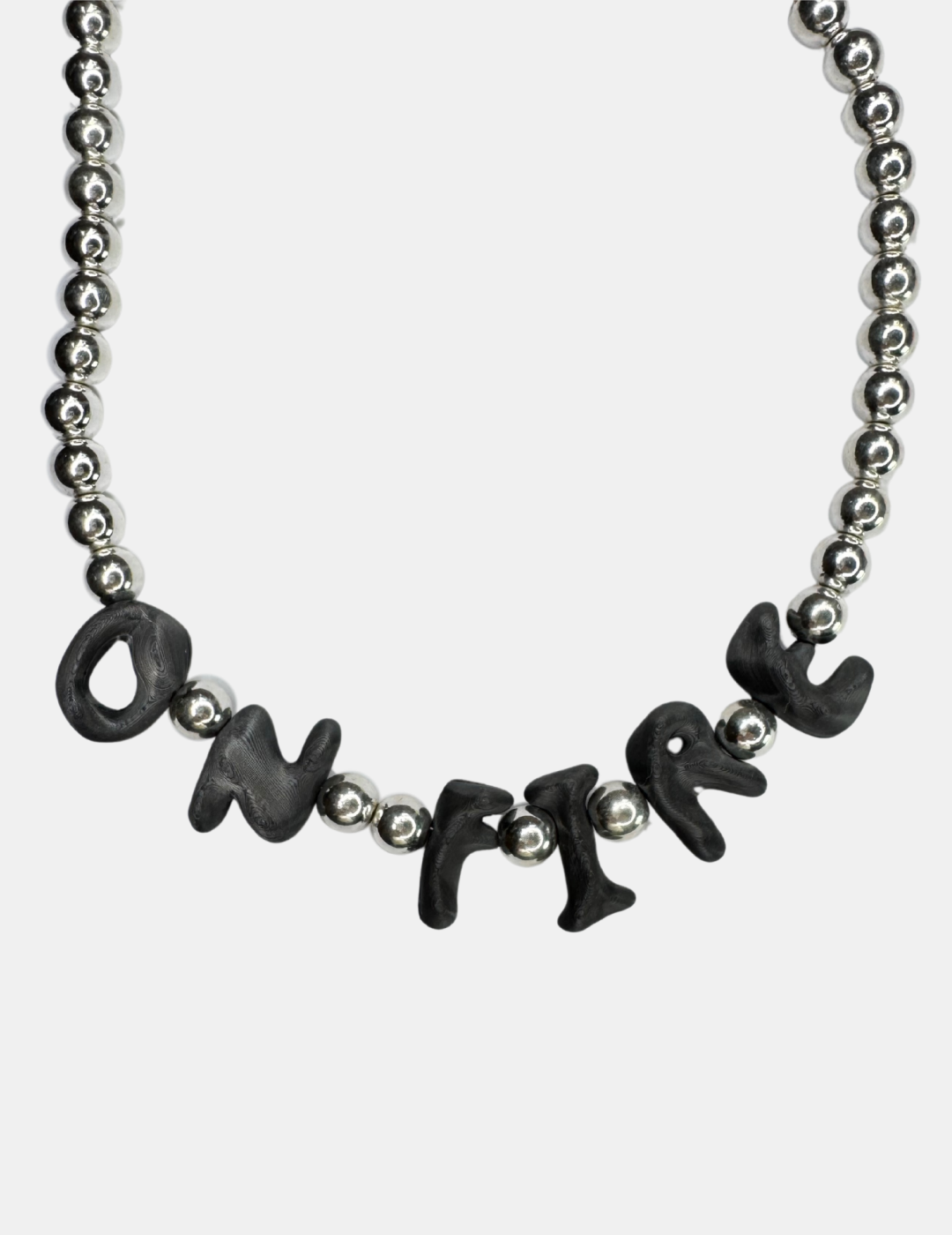 On Fire Necklace // Silver